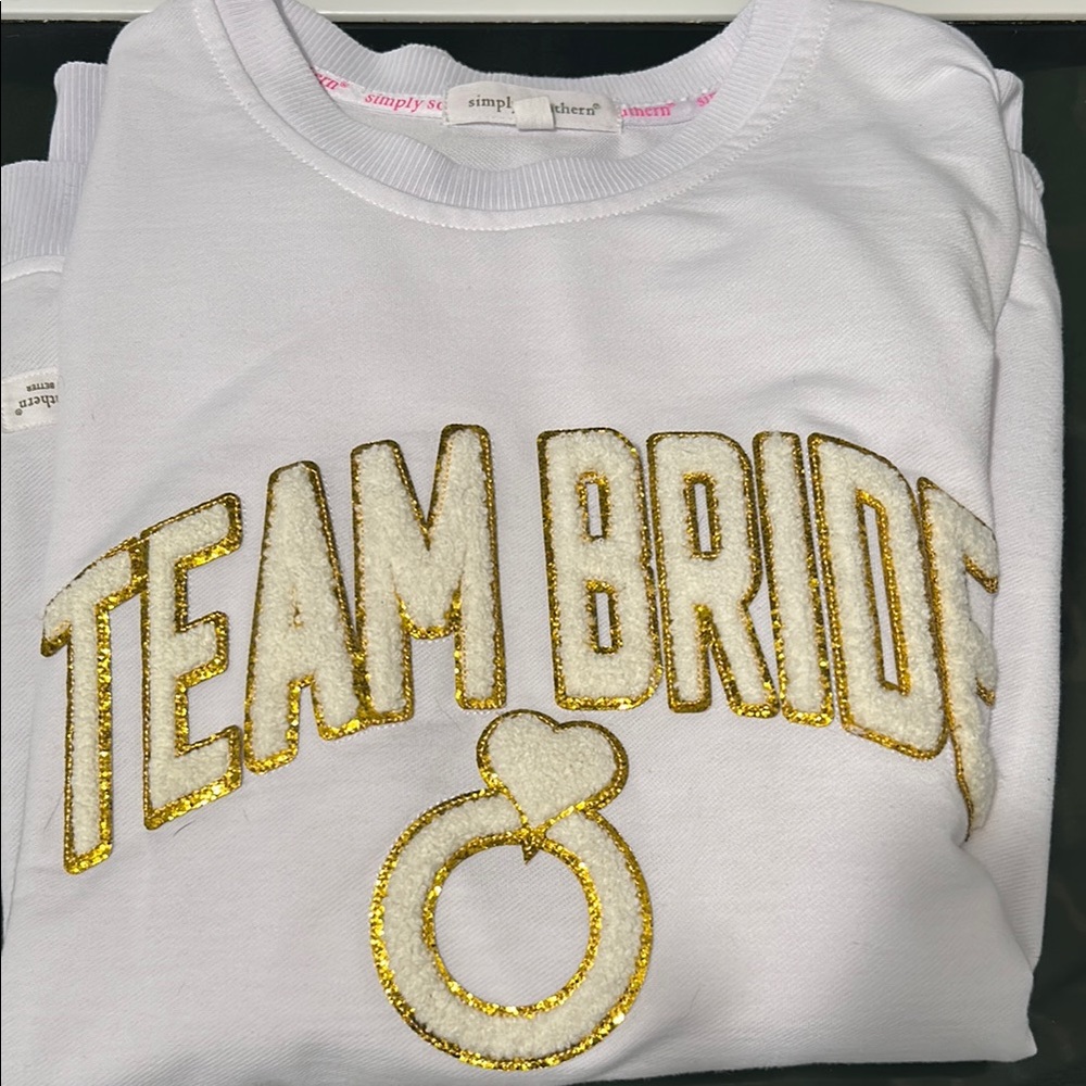 Simply Southern White 'Team Bride'